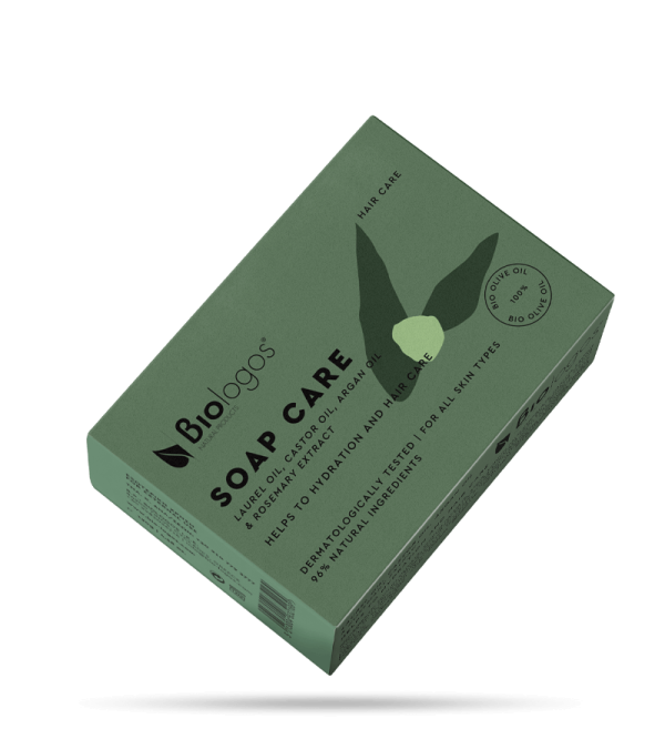Soap with Bay Laurel Oil, Castor Oil, Argan Oil & Rosemary Extract 130g