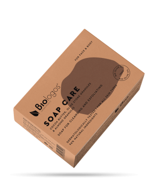 Exfoliating Soap with Cocoa Butter, Olive & Almond Kernels 130g