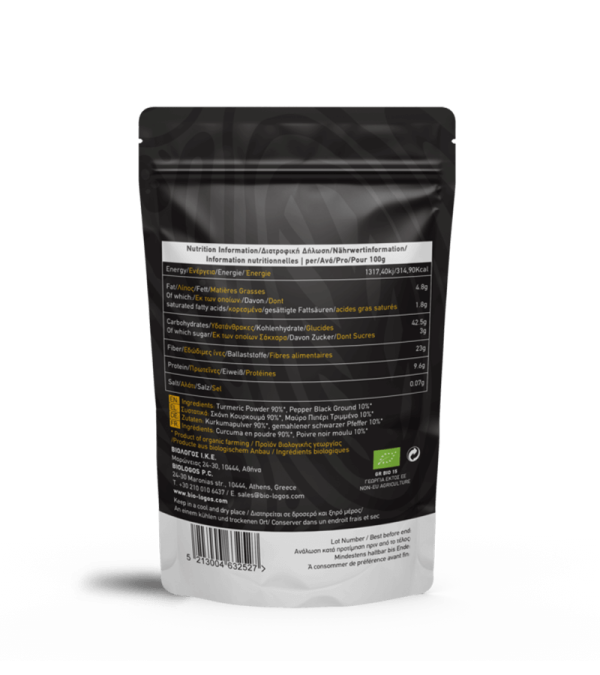 Organic Turmeric & Black Pepper Powder 100g