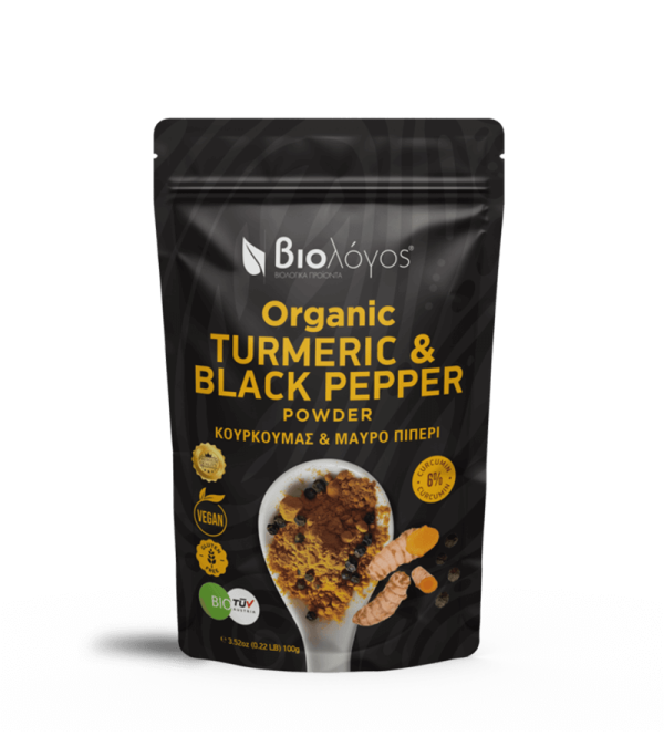 Organic Turmeric & Black Pepper Powder 100g