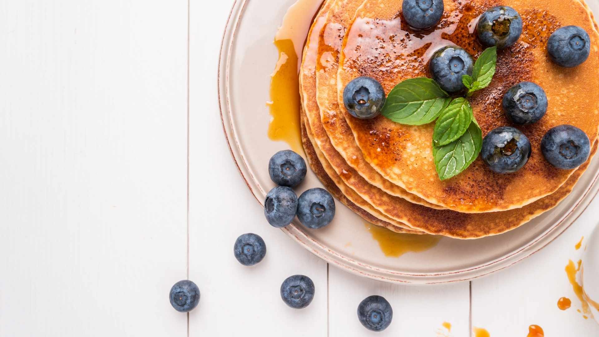 Almond Flour Protein Pancakes.