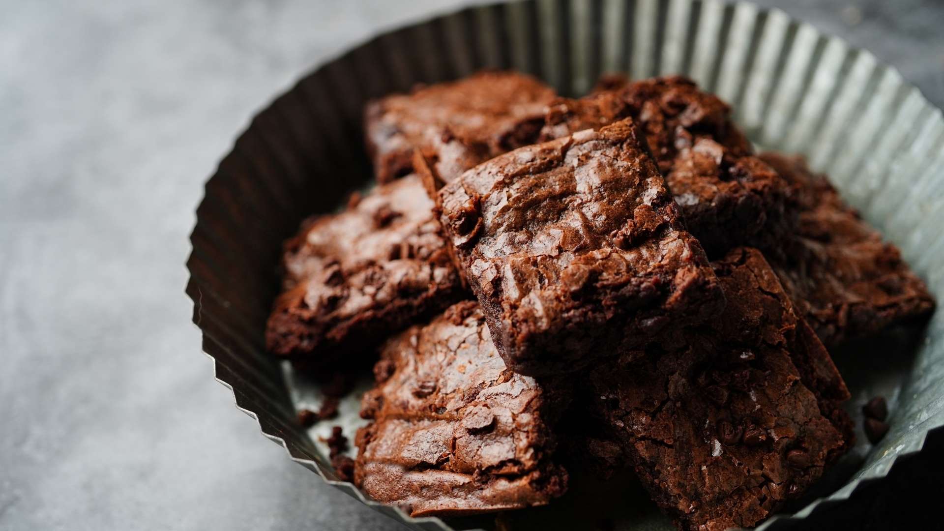 Choco banana protein brownies.