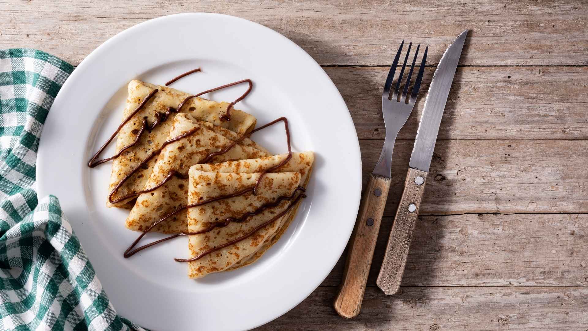 Emmer crepes with extra protein